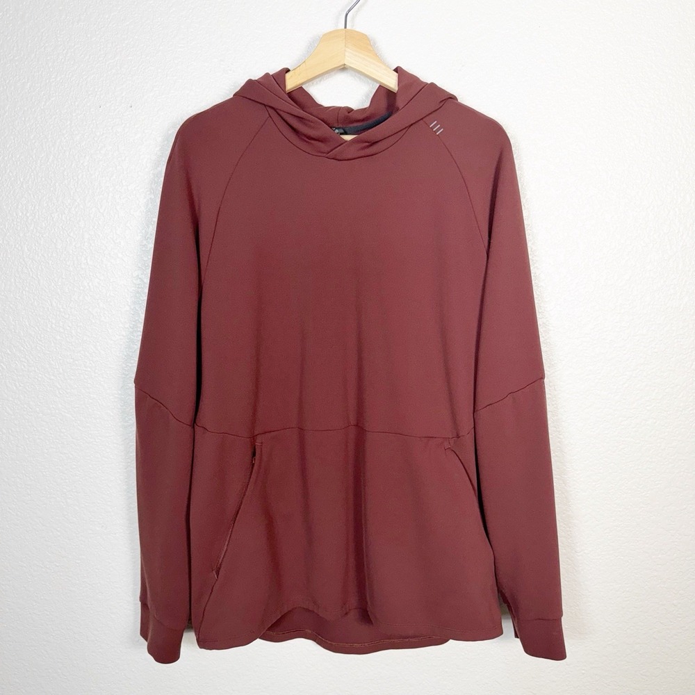 Lululemon X Barrys Stronger As One Hoodie Mens Size Large Midnight Maroon